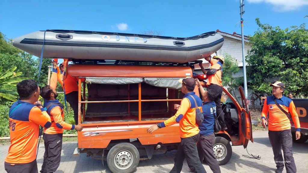Gelar Simulasi Penanganan Banjir di HKBN 2024, BPBD Magetan Siap Untuk Selamat