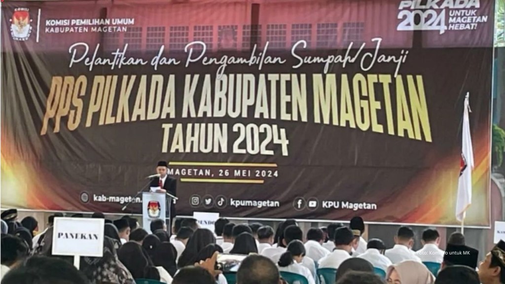 PPS Dilantik, Pj Bupati Magetan: Bekerjalah Sesuai Sumpah, agar Pilkada Kondusif