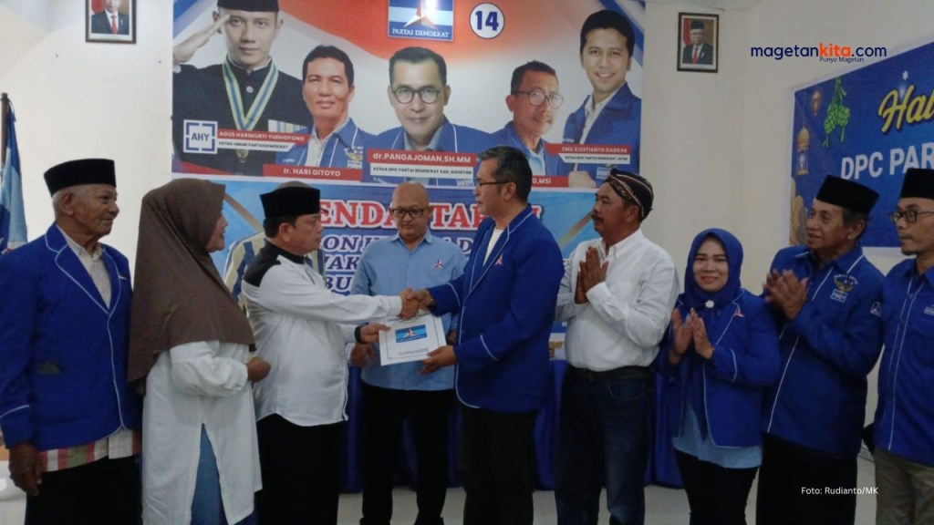 Maju Pilkada Magetan, Tikno Daftar Cabup di Demokrat dan Wabup di&nbsp;PDIP