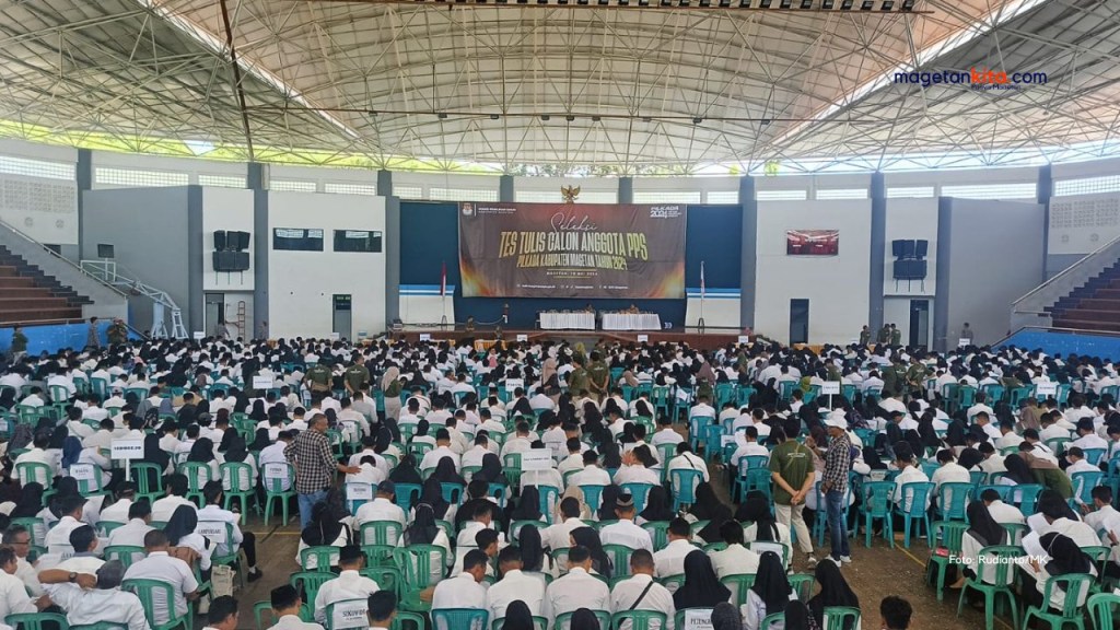 Seribu Lebih Peserta Ikuti Tes Calon PPS di Gor Ki Mageti&nbsp;Magetan