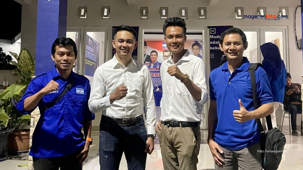 Maju Cawabup Magetan, Risto Didukung Anak-anak Muda Demokrat