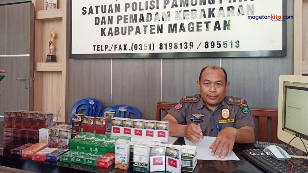 Razia Rokok Ilegal di Magetan, Ditemukan Hampir 2 Ribu Batang Rokok Tak Berpita&nbsp;Cukai