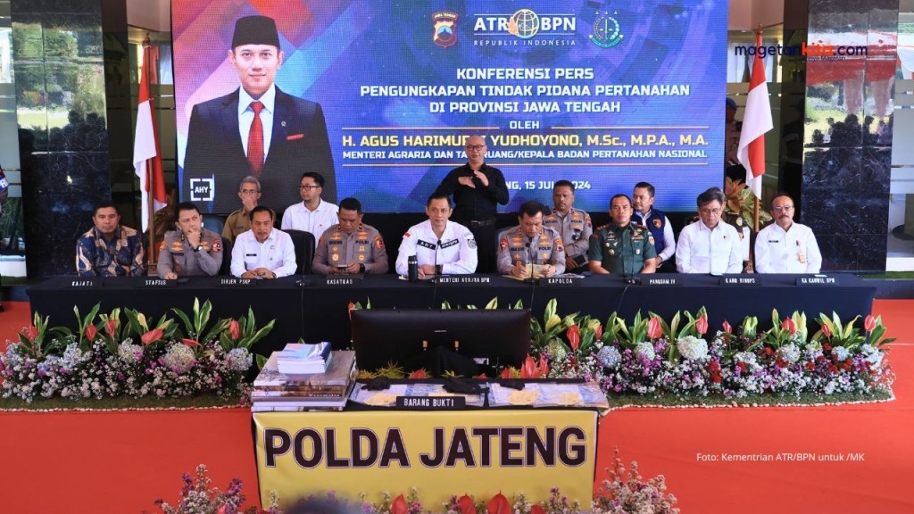 Gebuk Mafia Tanah di Jateng, Kerugian Lebih dari 3,4 Triliun Diselamatkan