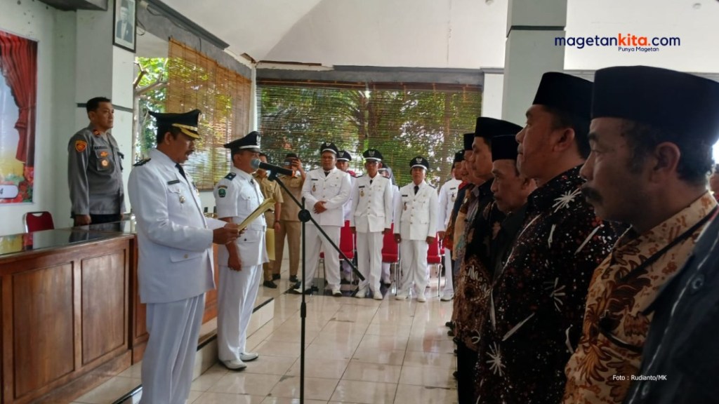Ada 5 Diajukan PAW, 79 Anggota BPD di Kecamatan Sidorejo Dikukuhkan Camat
