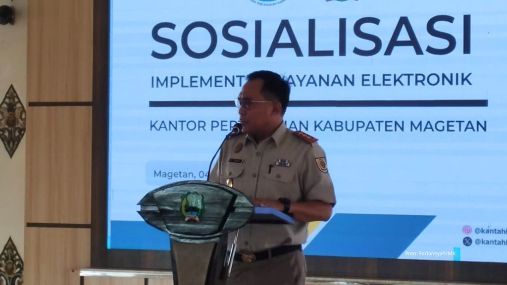 Segera Diluncurkan di Magetan, Kantor Pertanahan Sosialisasikan Implementasi Layanan Sertipikat Elektronik