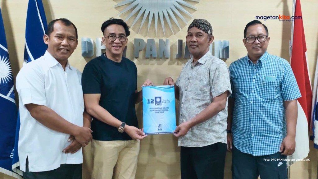 Serius, Pj Bupati Magetan Hergunadi Daftar Cabup ke DPW PAN Jatim