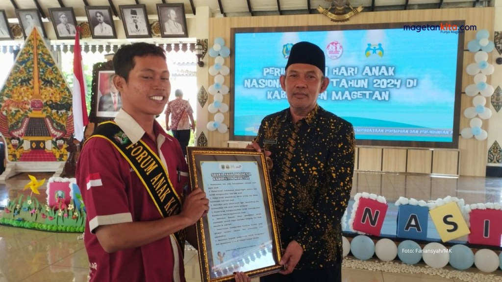 Peringatan Hari Anak Nasional di Magetan, Mendorong Anak Berpartisipasi dan Jadi&nbsp;Pelopor