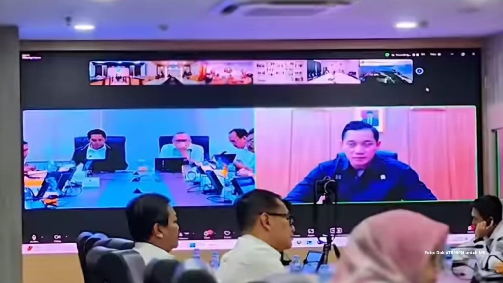 Pimpin Rapim Saat Kunker di Kota Bekasi, Menteri AHY Pastikan Seluruh Jajaran Menuntaskan Target Program