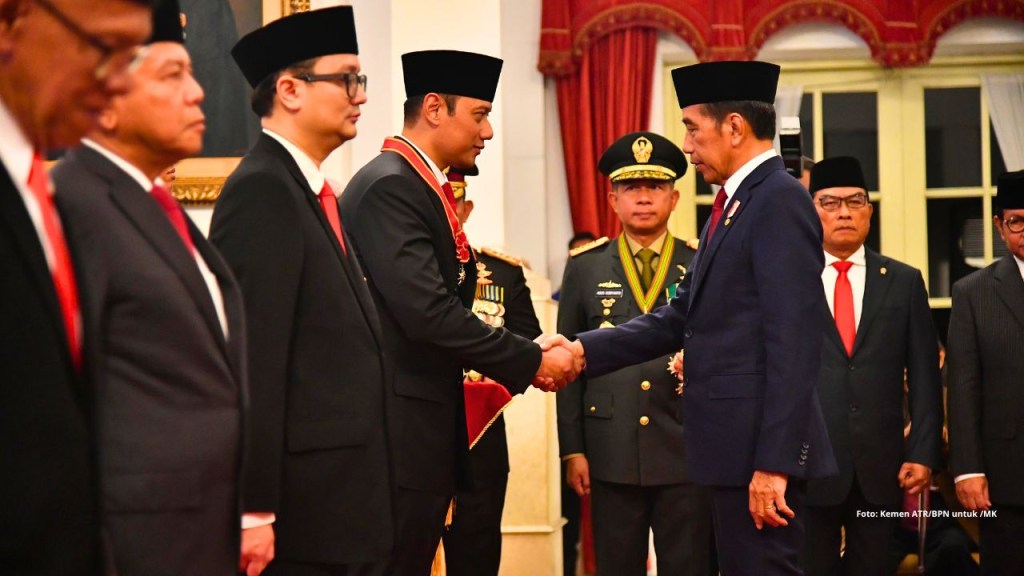 Dianugerahi Bintang Mahaputra Nararya dari Presiden Jokowi, Menteri AHY akan Terus Fokus Target Pencapaian Kementerian ATR/BPN