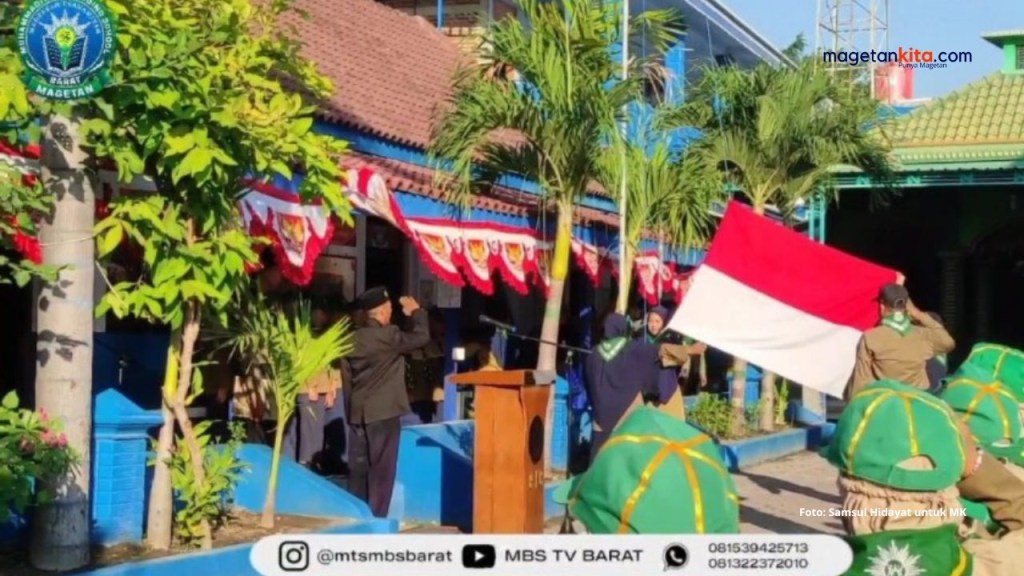 Syukuri Kemerdekaan, MBS Magetan Apel Akbar Peringati HUT ke-79 RI di SD Muhammadiyah 2&nbsp;Barat