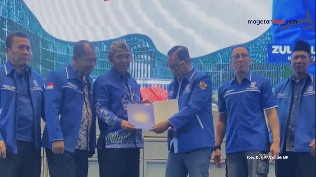 Pilkada Magetan, Rekom DPP PAN untuk Hergunadi dan Basuki Resmi Diserahkan