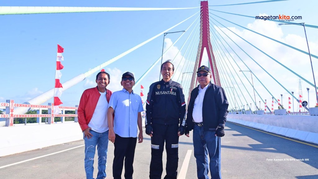 Wamen ATR/Waka BPN Dampingi Presiden Jokowi Resmikan Jembatan Pulau Balang, Akses Balikpapan-IKN Kini 1,5 Jam