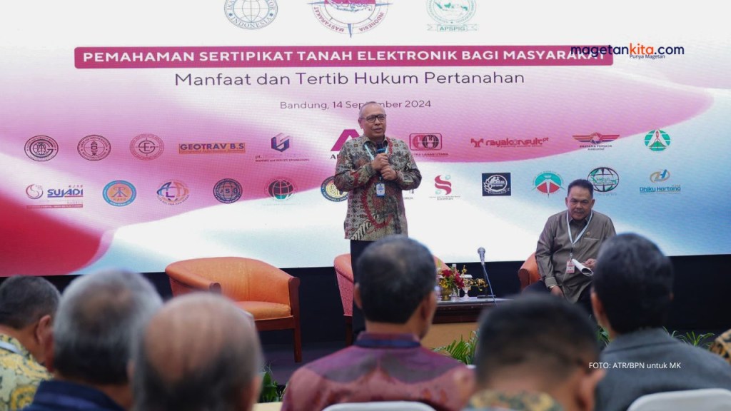 Sosialisasikan Sertipikat-El kepada Praktisi dan Akademisi, Sekjen Kementerian ATR/BPN Sampaikan Capaian Sertipikat&nbsp;Elektronik