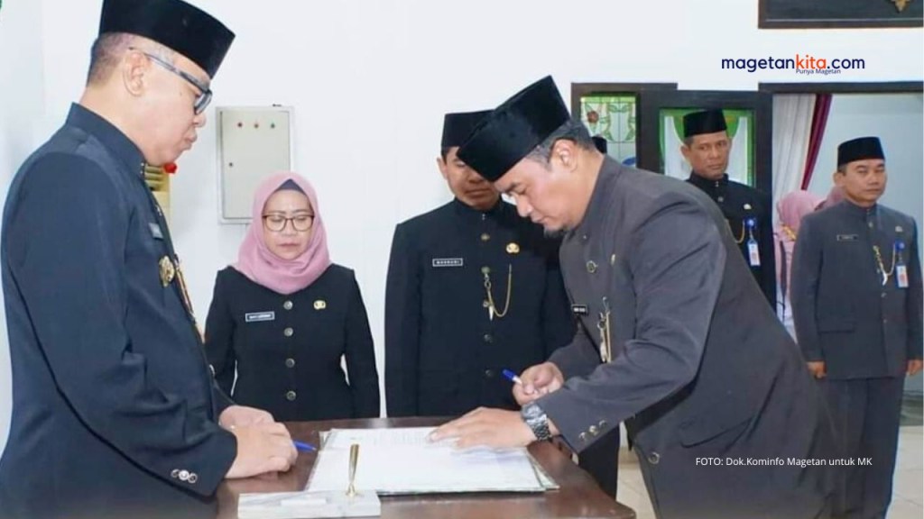 Pj Bupati Magetan Lantik Benny Adrian sebagai Pj Sekda